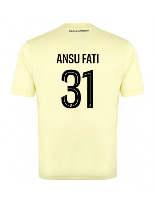 AS Monaco Ansu Fati #31 Replika Tredje Kläder 2025-26 Kortärmad AS Monaco Ansu Fati #31 Replika Tredje Kläder 2025-26 Kortärmad